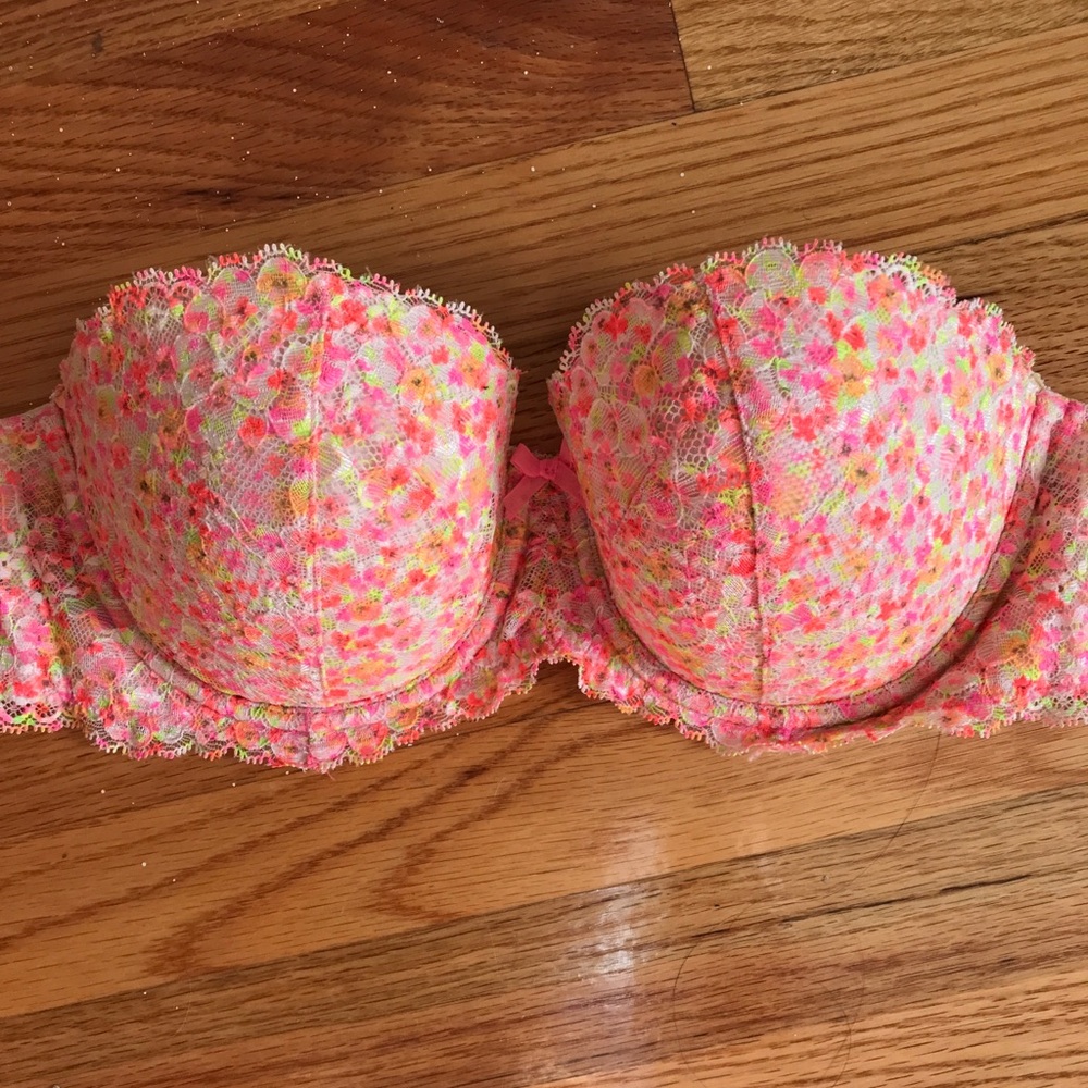 Neon floral bra (never worn)
